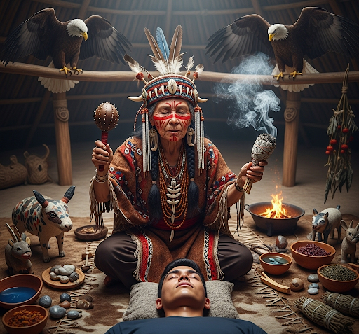 Shaman healing at Rockingham WA